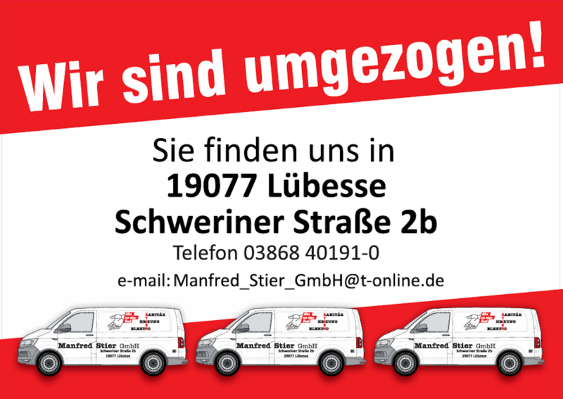 Info über Umzug